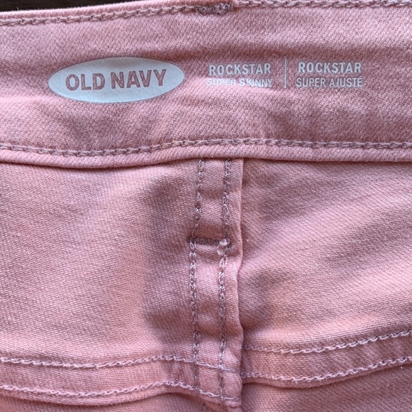 Old Navy Sz 10 Pink Rockstar Skinny Jeans - Picture 5 of 5